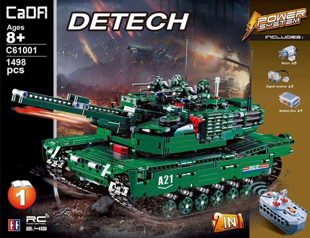 M1A2 Abrams Tank Building Blocks Set Collector's Set