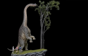 Jurassic Park - Welcome to Jurassic Park (Special Ed.) Demi Art Scale 1/20 Rustic style