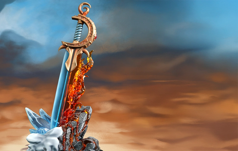 Magic: The Gathering - Sword of Fire & Ice Statue Non toxic