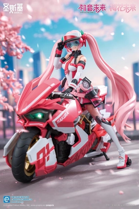 Sakura Miku & Motorcycle Assembly Model Kit Age Appropriate