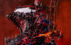 Diorama Accent Maximum Carnage Fine Art Bust