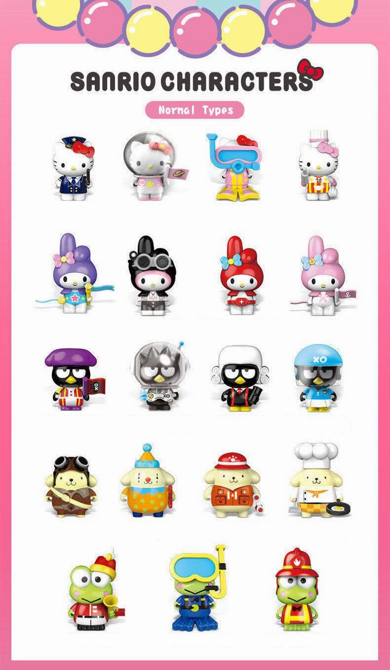 Sanrio Characters 45th Anniversary Mini Figures Action Packed Seasonally Rare