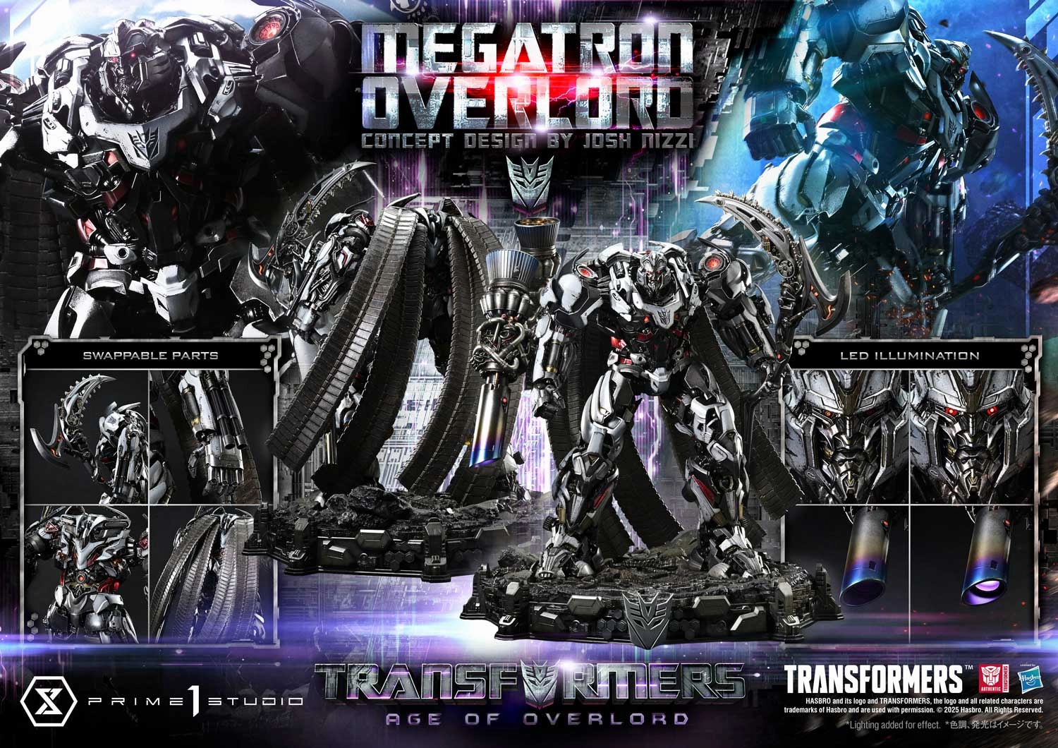Dynamic Sculpture Megatron Overlord (by Josh Nizzi - Regular) Statue