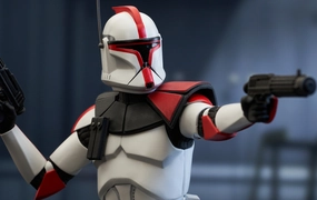 Blockbuster Film Travel Souvenir Star Wars: The Clone Wars - Captain Fordo 1/7 Scale Statue