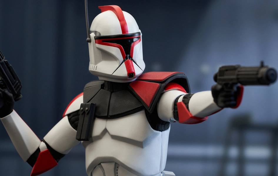 Blockbuster Film Travel Souvenir Star Wars: The Clone Wars - Captain Fordo 1/7 Scale Statue