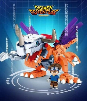 Metal Greymon Building Blocks Historical Knowledge Character Development