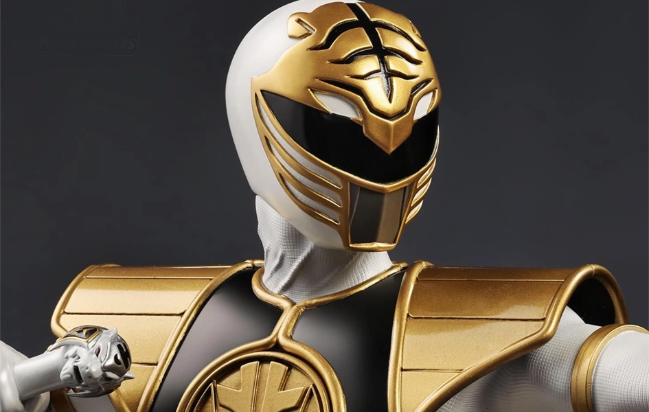 Chibi Model Forest Creature Mighty Morphin' Power Rangers - White Ranger 1/4 Scale Statue