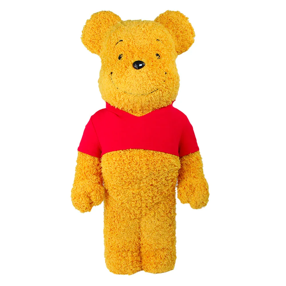Superhero Decor 1000% Bearbrick Winnie the Pooh - Costume Ver. (Pile Fabric)