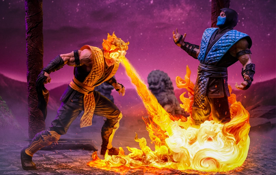 Mortal Kombat - Scorpion Fatality Deluxe Art Scale 1/10 Collector's Market Asian Zen