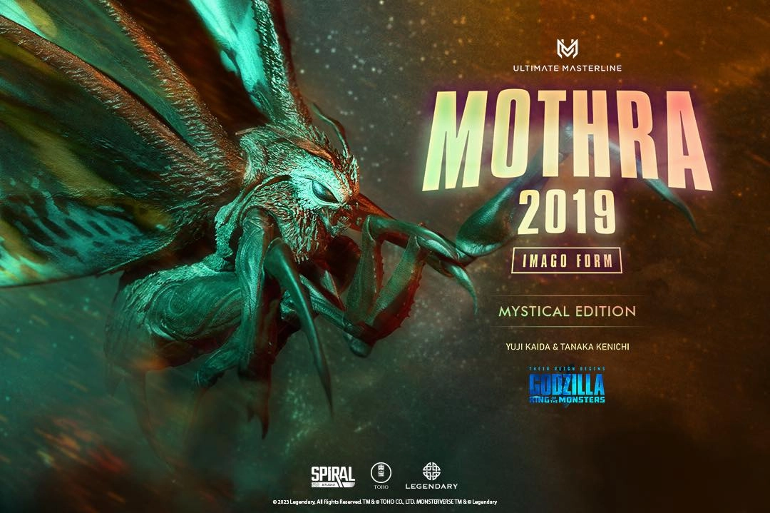 Metallic Finish Ancient Sculpture Mothra 2019 Imago Form (Mystical Edition) Statue