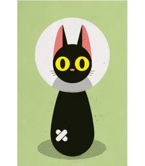 Gaming Statue Character Item Komboh - Bandage Cat Giclee Print