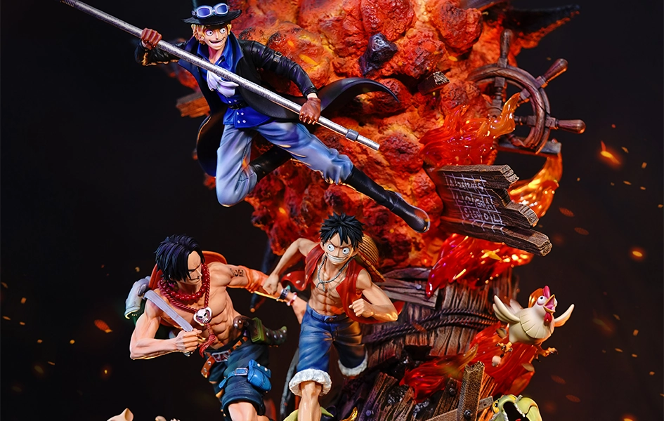 One Piece - Bond (Luffy, Ace, and Sabo) 1/6 Scale Statue Story Driven Durable Material
