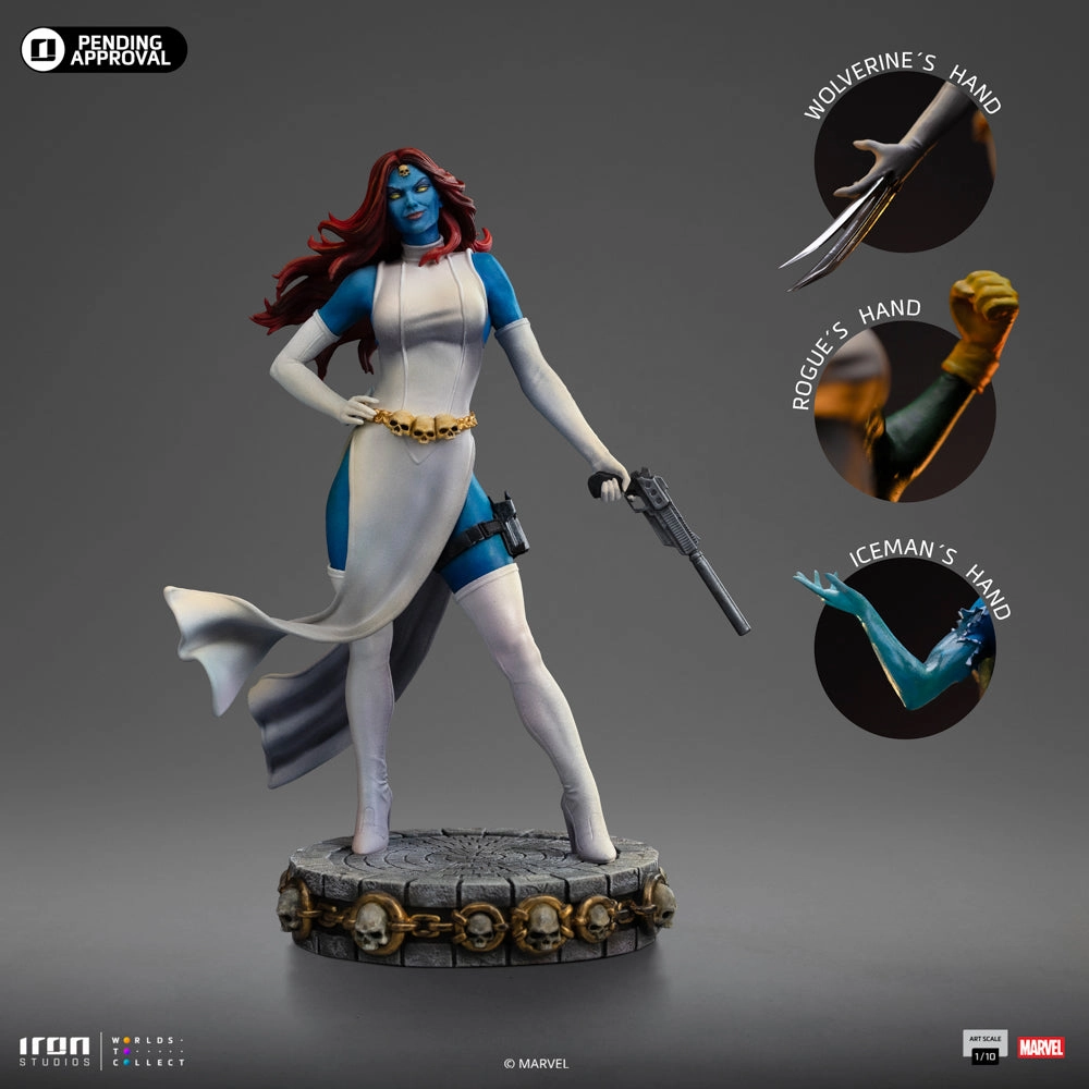 Mystique Art Scale 1/10 Chrome Plated