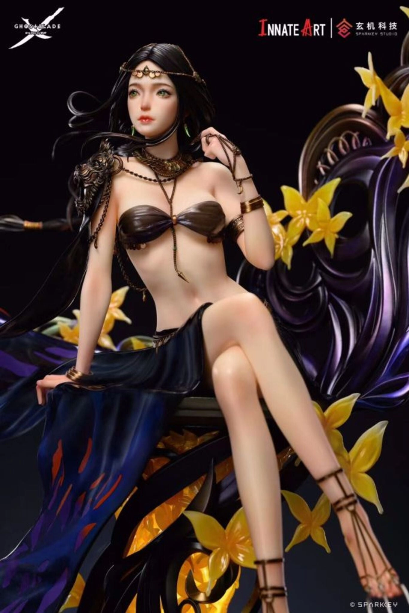 Ball Joint Recycled plastic Ghostblade - Sunset on the Desert 1/4 Scale 3D Wall Statue