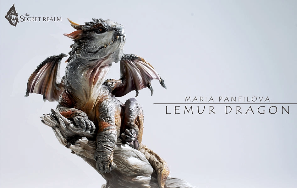 Display Figure The Secret Realm Series - Lemur Dragon Statue by Maria Panfilova