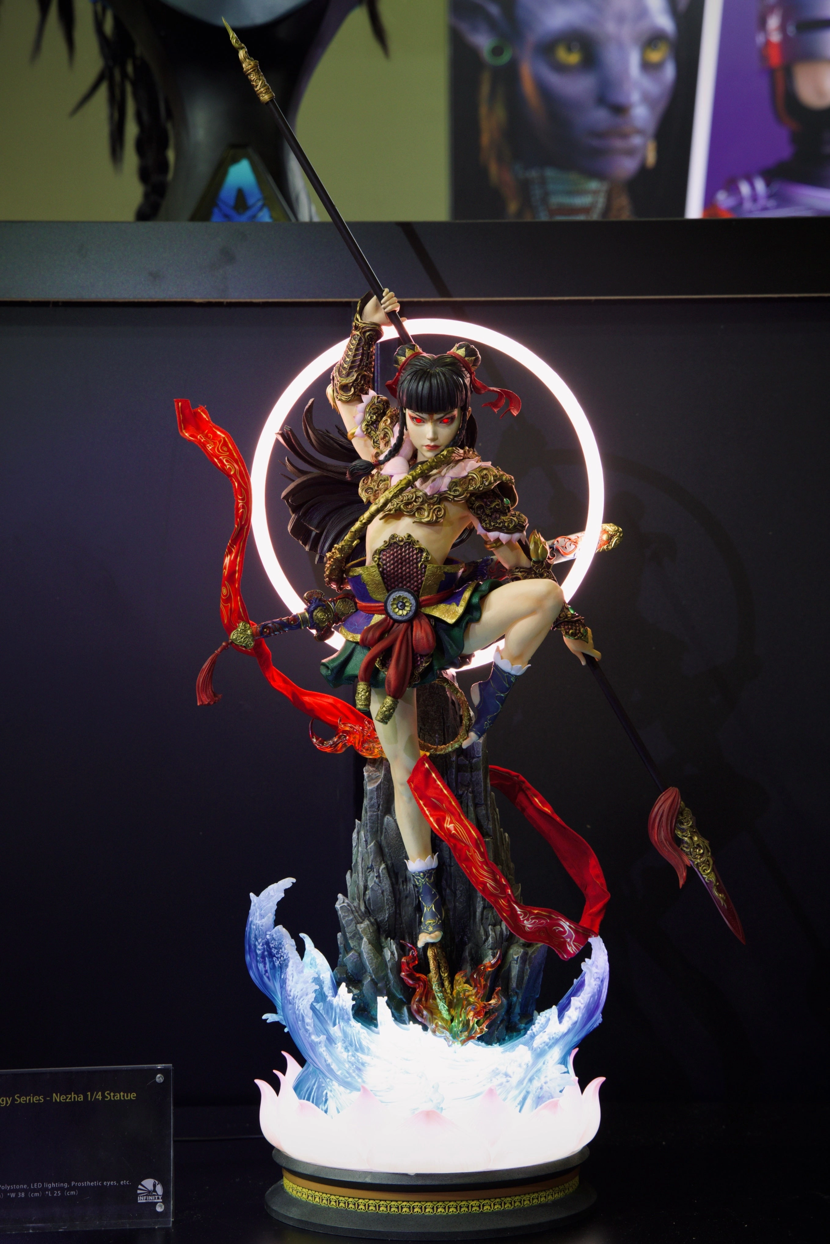Mythology Series - Nezha's Lotus Rebirth 1/4 Scale Statue Press Worthy Dragon Statue