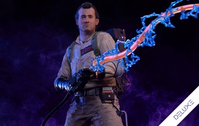 Ghostbusters - Peter Venkman (Deluxe) 1/4 Scale Statue Bookcase Display