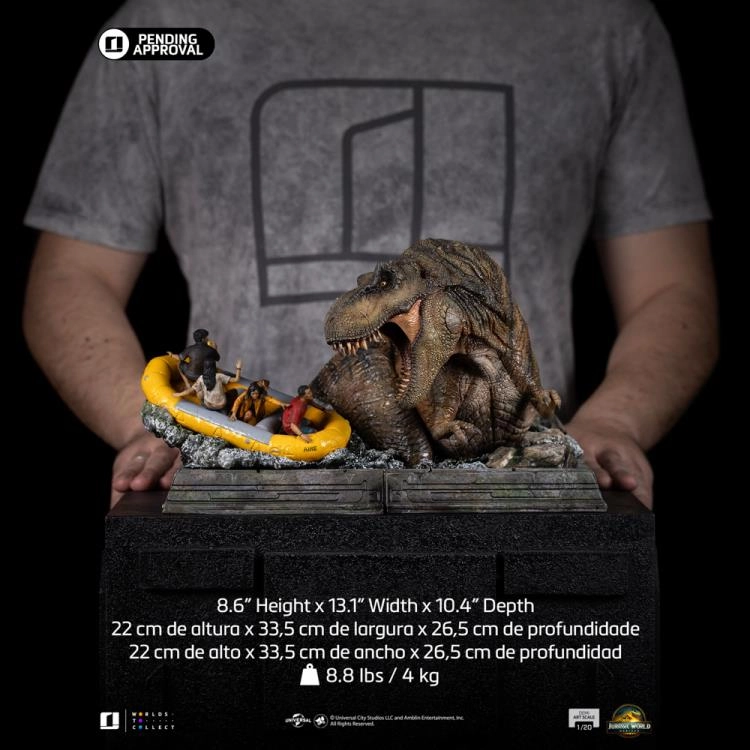 Jurassic World Rebirth - T-Rex River Scene Demi Art Scale 1/20 Nostalgic Toy