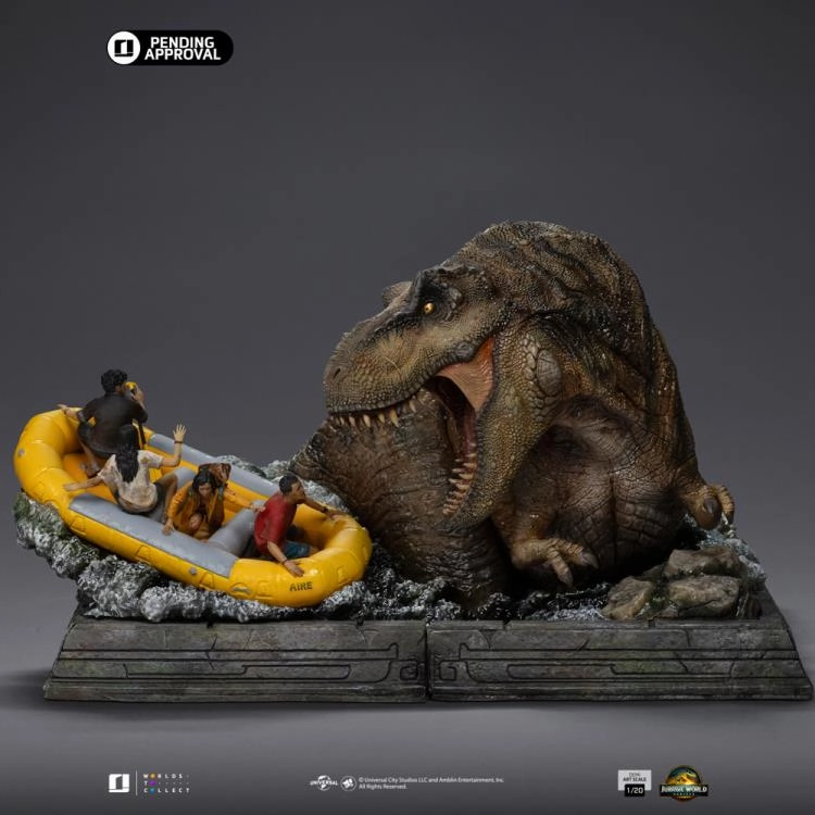 Jurassic World Rebirth - T-Rex River Scene Demi Art Scale 1/20 Cultural Gift