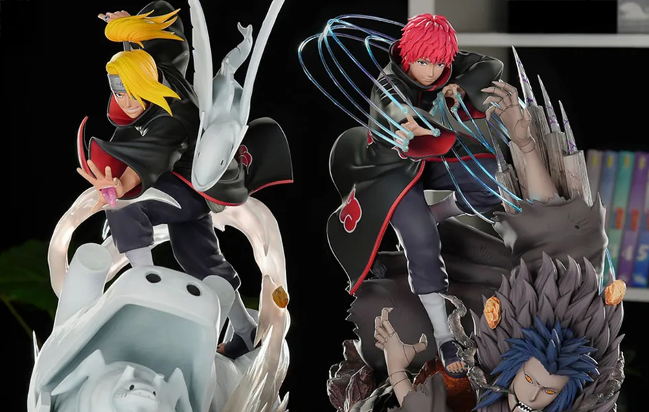 for all ages Naruto: Shippuden - Sasori & Deidara Ikigai 1/6 Scale Statue Set