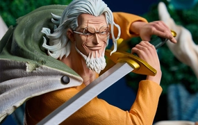 Manga Character Glass Art One Piece - Silvers Rayleigh 1/6 Scale Statue