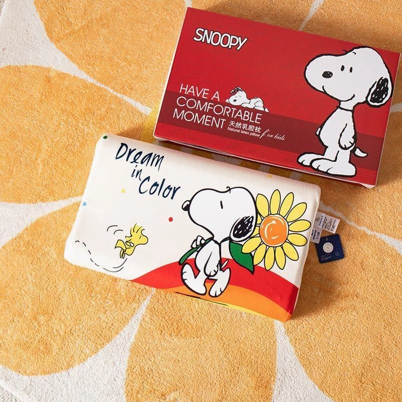 Snoopy Natural Latex Soft Pillow Kids Next-Gen Version Learner Stage