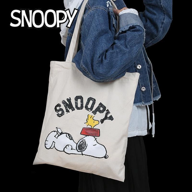 Snoopy Canvas Shopping Tote Bag Marketing campaign Regional Pricing