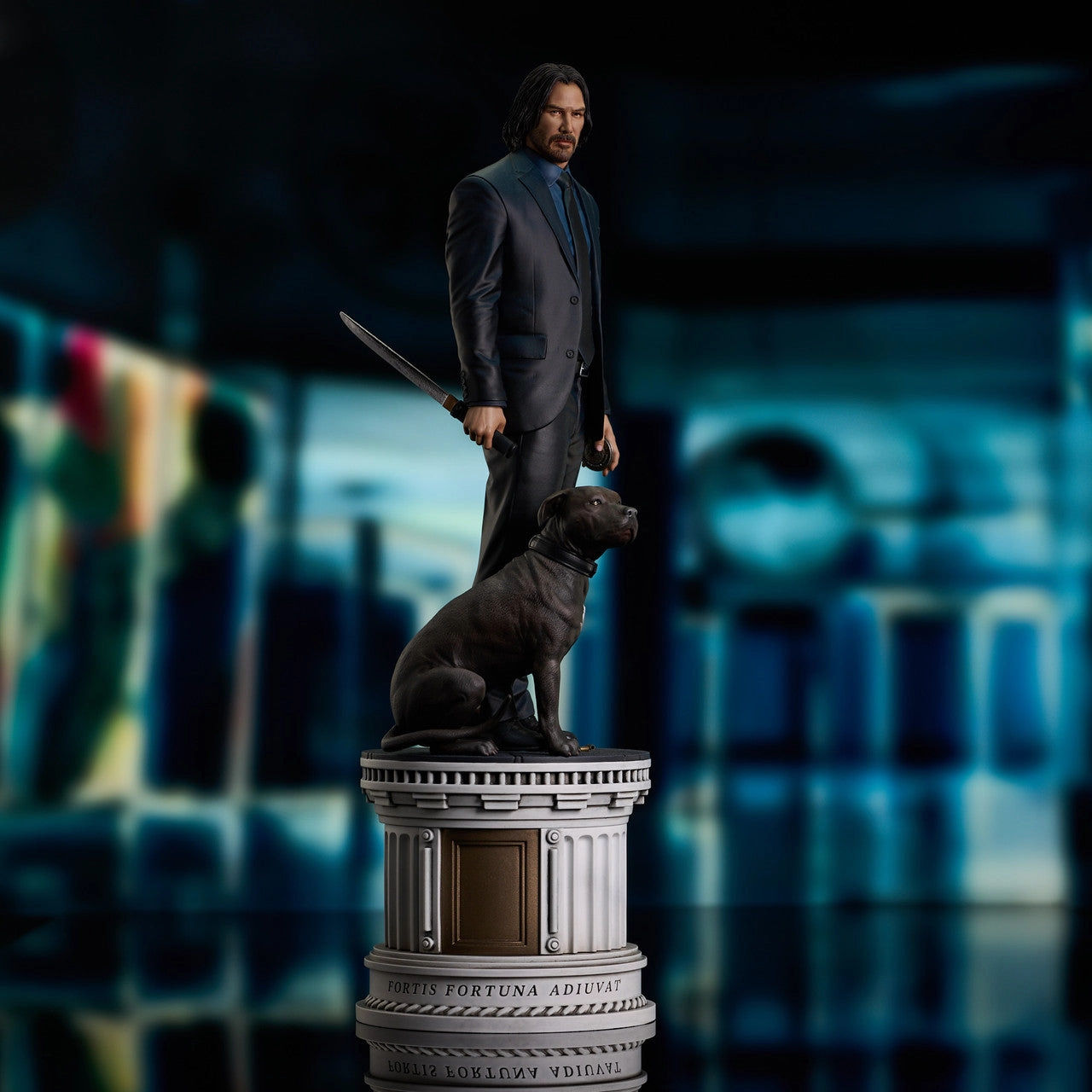 Legendary Status Creative Outlet John Wick: Chapter 3 - John Wick (w/ Companion) Milestones 1/6 Scale Statue