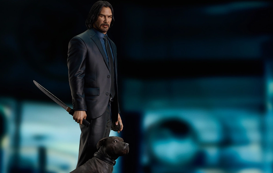 John Wick: Chapter 3 - John Wick (w/ Companion) Milestones 1/6 Scale Statue Grand Prize