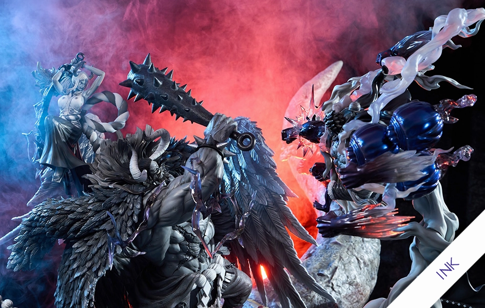 One Piece - The Raid on Onigashima (Ink Version) 1/6 Scale Statue Gift Bundle