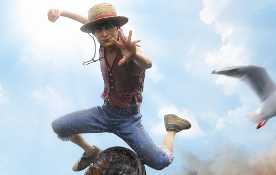 Detailed Figure One Piece (Netflix Series) - Luffy Art Scale 1/10