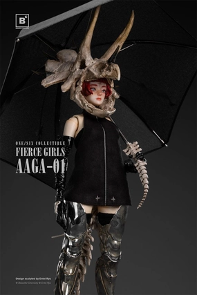 Adventure Quest 1:6 Bone Girl Fierce Girls Triceratops Action Figure