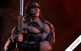 Conan the Barbarian (War Paint) 1/2 Scale Statue Superhero Toy Role Playing