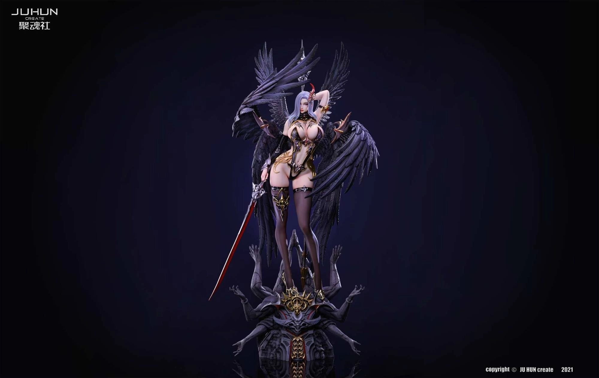 Delirium Ver. B (with Tattoo) 1/4 Scale Statue Celebrity Doll