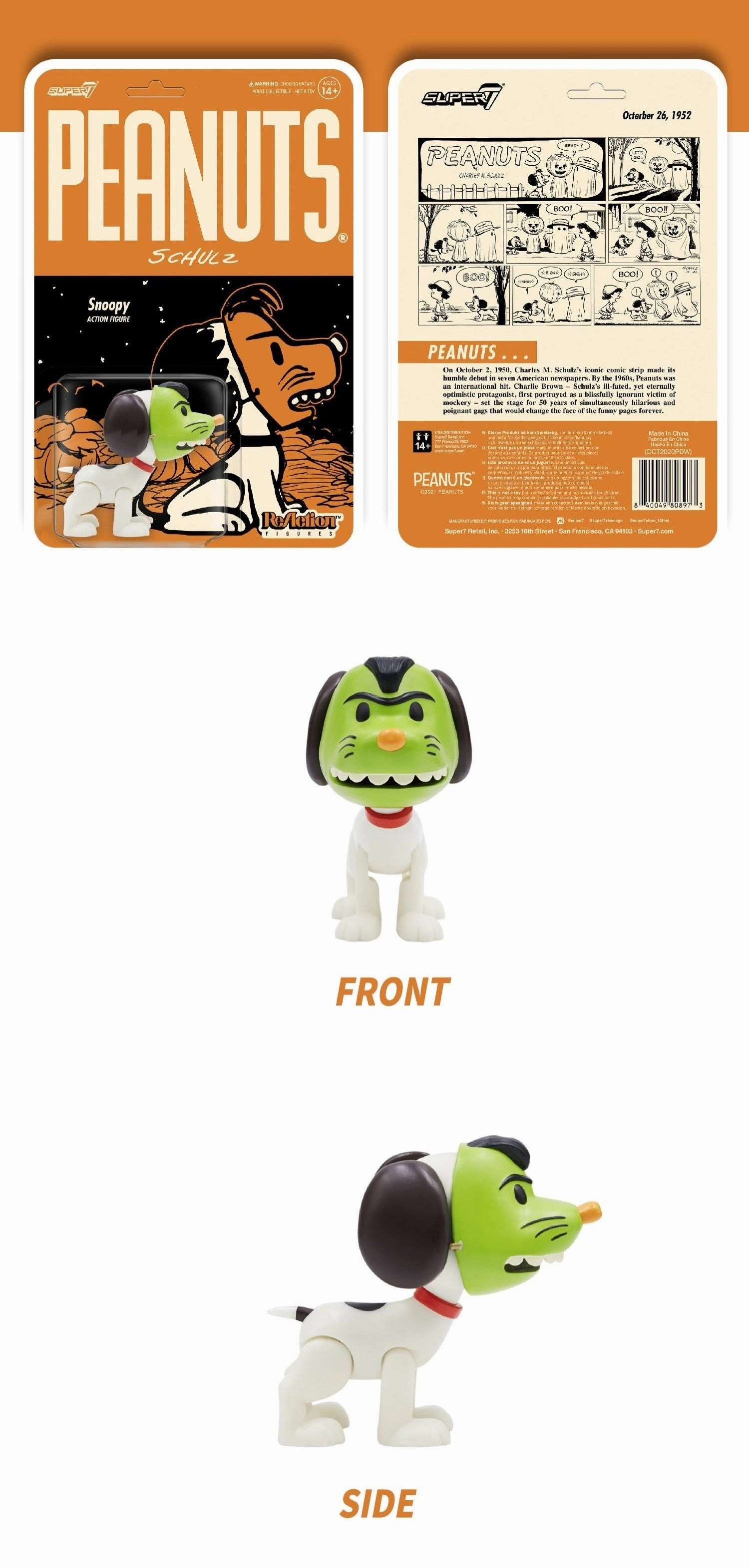 Augmented reality Peanuts Snoopy Vol.4 Vinyl ReAction Figure