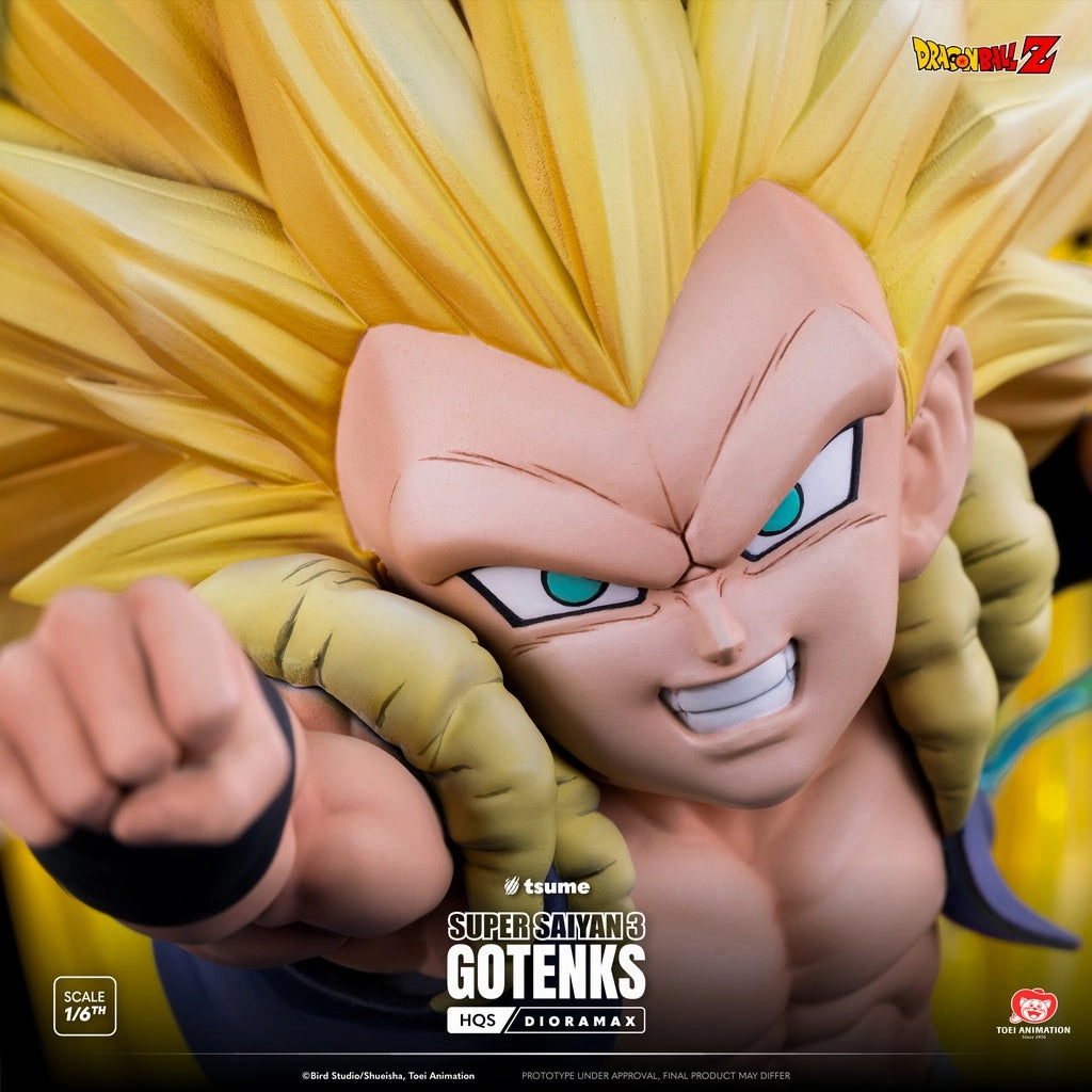 Dragon Ball Z - Gotenks Super Saiyan 3 HQS Diormax 1/6 Scale Statue Superhero Statue Posable Action