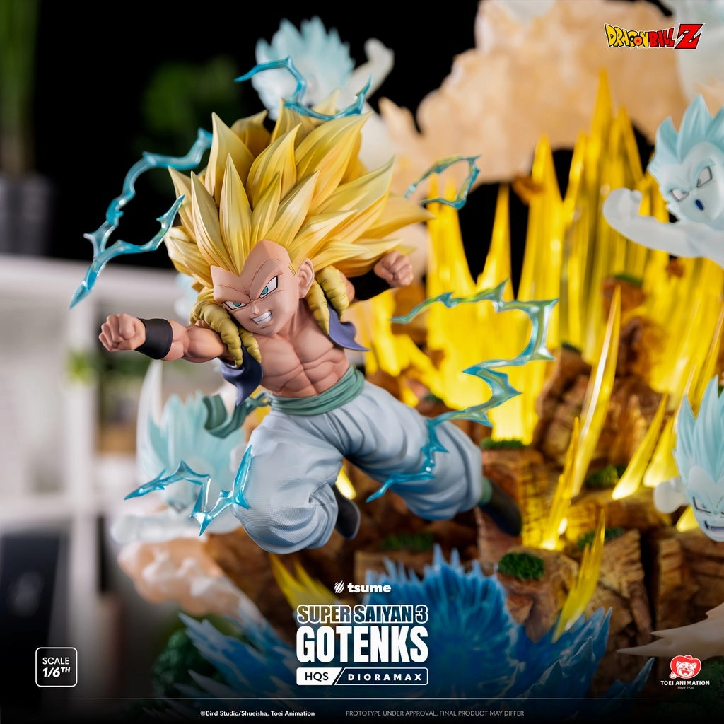 Dragon Ball Z - Gotenks Super Saiyan 3 HQS Diormax 1/6 Scale Statue Eco Friendly Decorative Accent