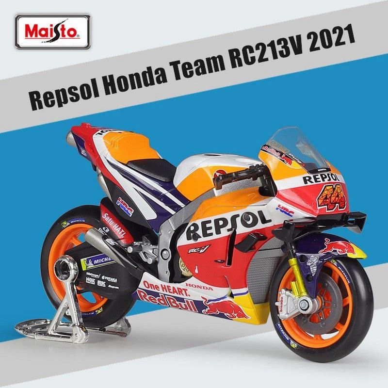 1:18 Repsol Honda Team RC213V 2021 Motorcycle Alloy Car Sequel Teaser