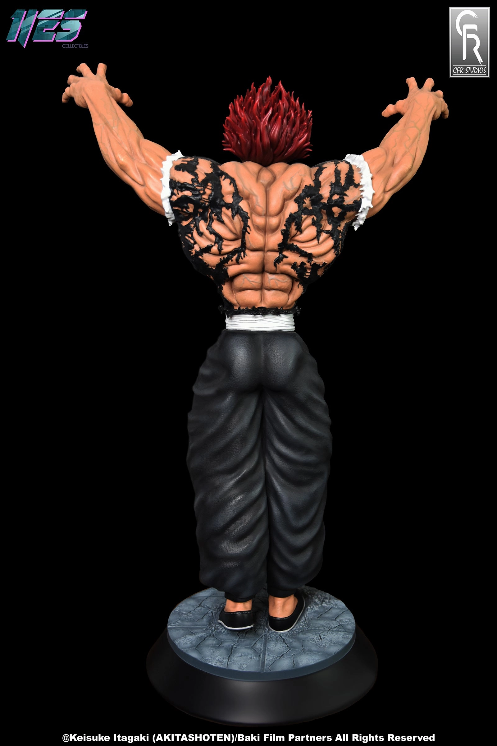 Display Statue Emerging Brand Grappler Baki - Yujiro Hanma 1/6 Scale Statue