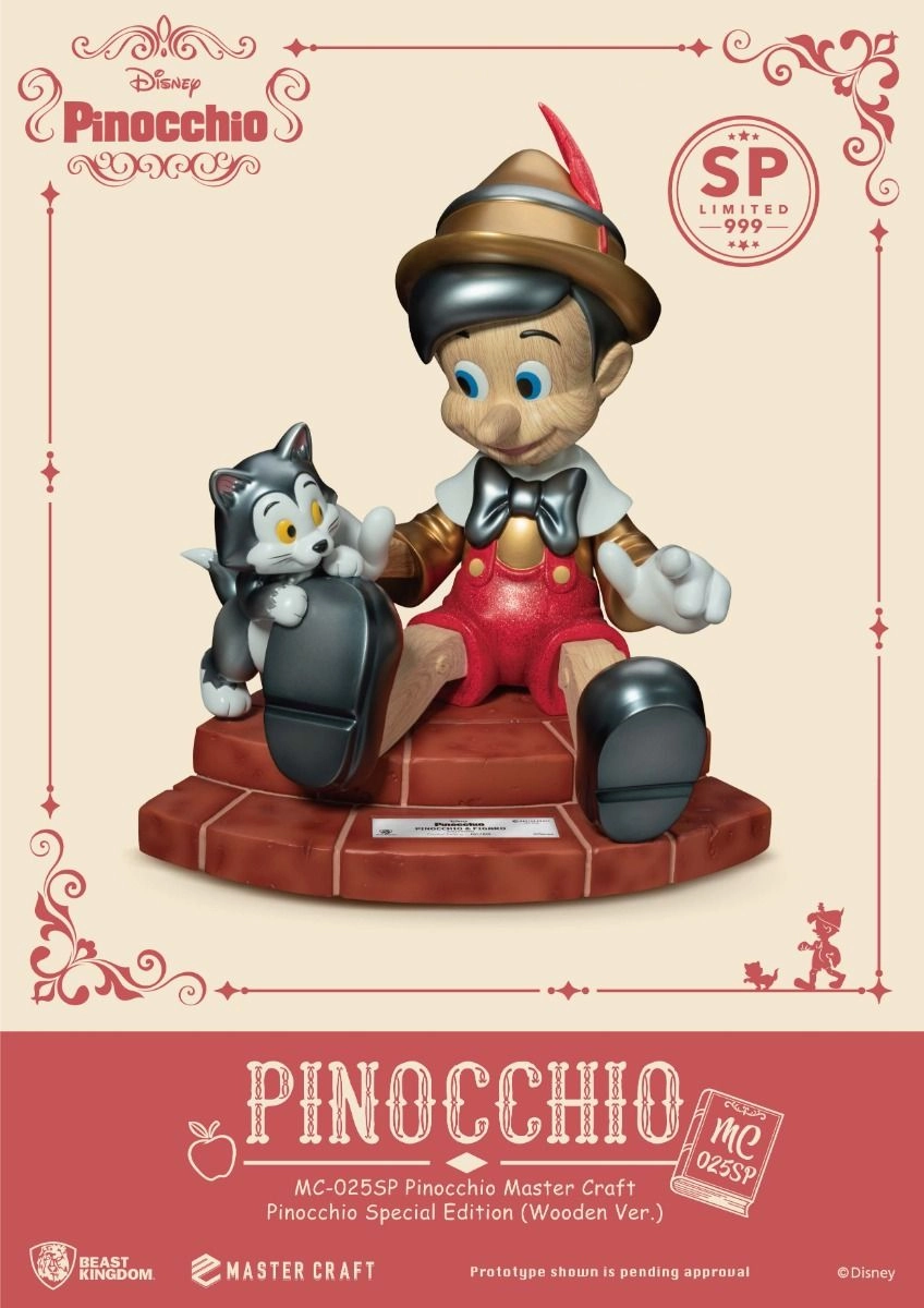 Toy Museum Silver Coated Pinocchio Special Edition (Wooden Ver.) Master Craft Statue