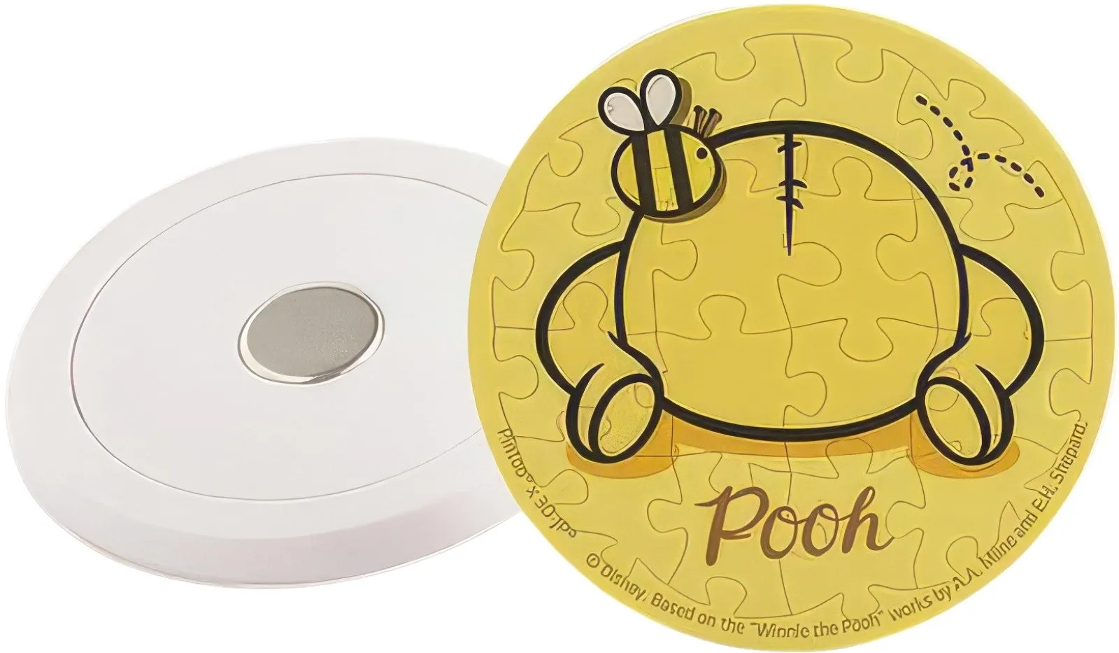 Pintoo D1228??Winnie the Pooh - Cute Butt, Pooh??16 Pieces Magnet Puzzle Diving Set