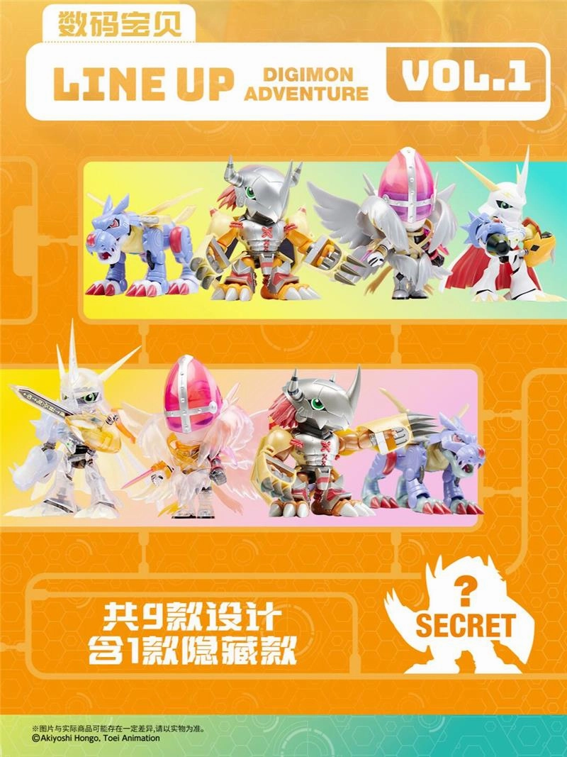 Plabako Digimon Adventure Vol.1 Mini Figure Model Kit Racing League