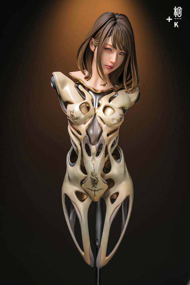 Villain Figure Message Option Black Label Collection - Android HB 01 (Pearl White) Statue