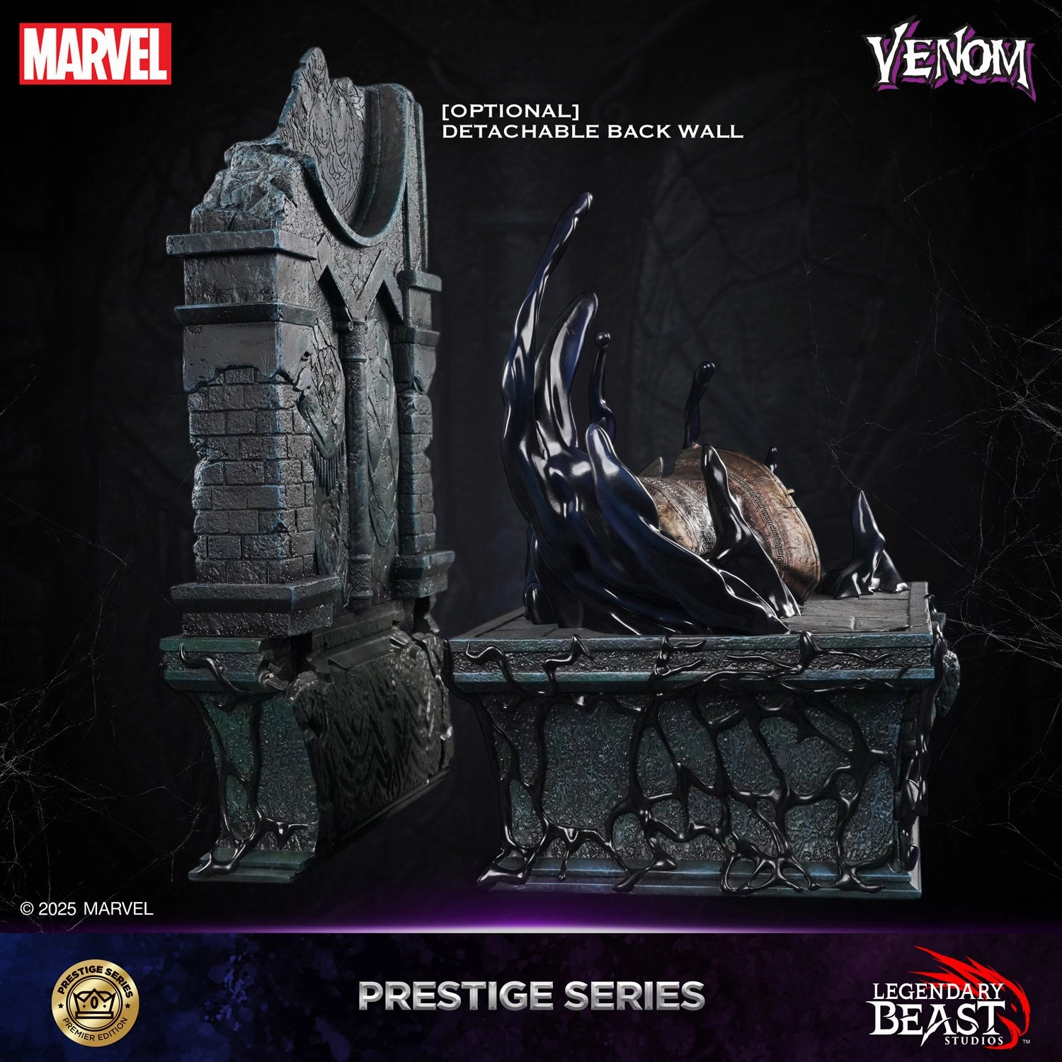 Venom (Back Wall) Prestige Series 1/3 Scale Base Add-On Battle Model