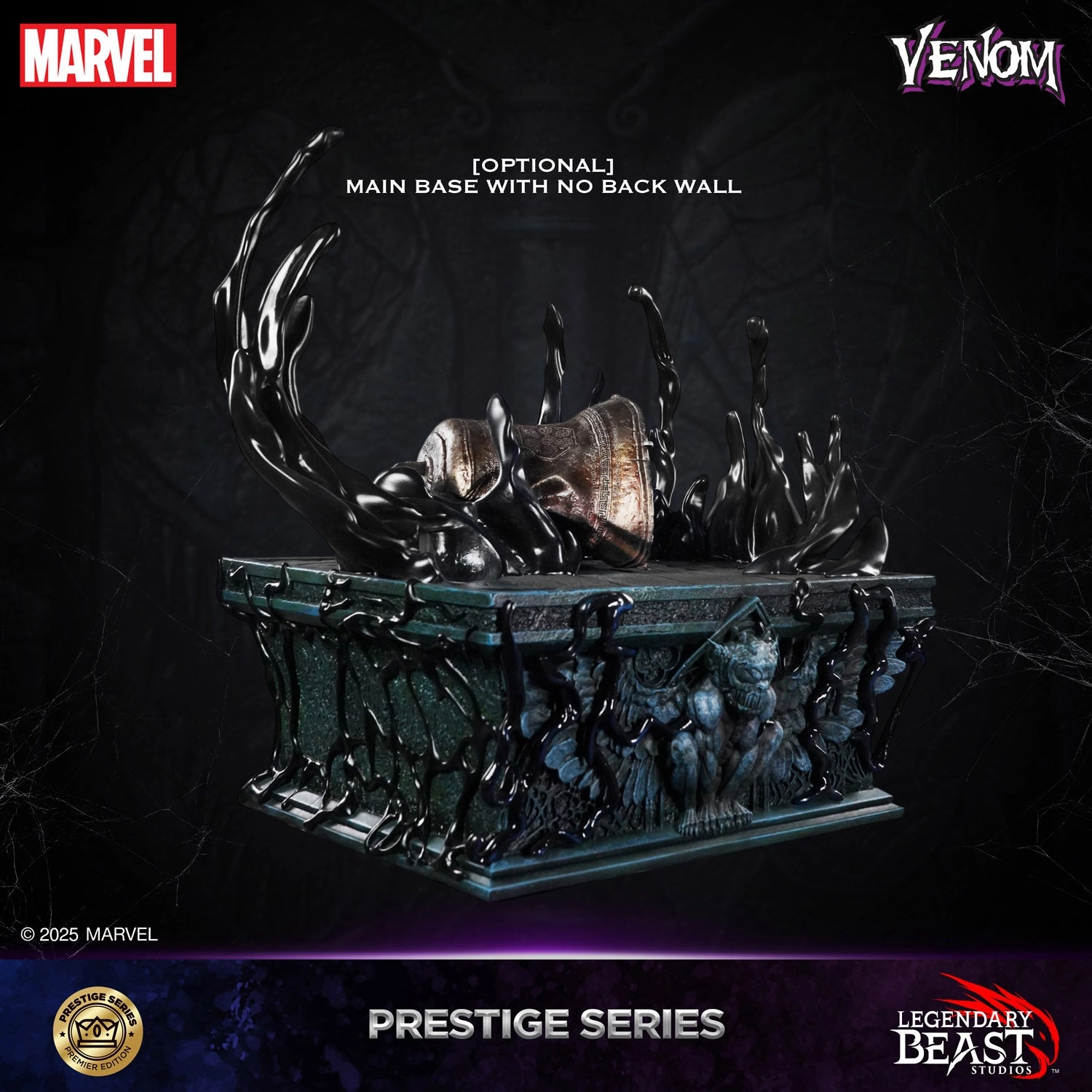 Venom (Back Wall) Prestige Series 1/3 Scale Base Add-On Anime Series Modern Technique
