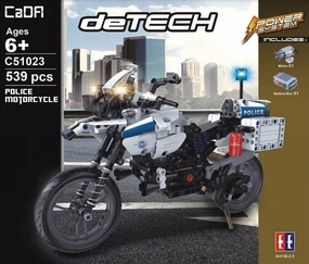 Police Motorcycle Building Blocks Set Consultant Grade