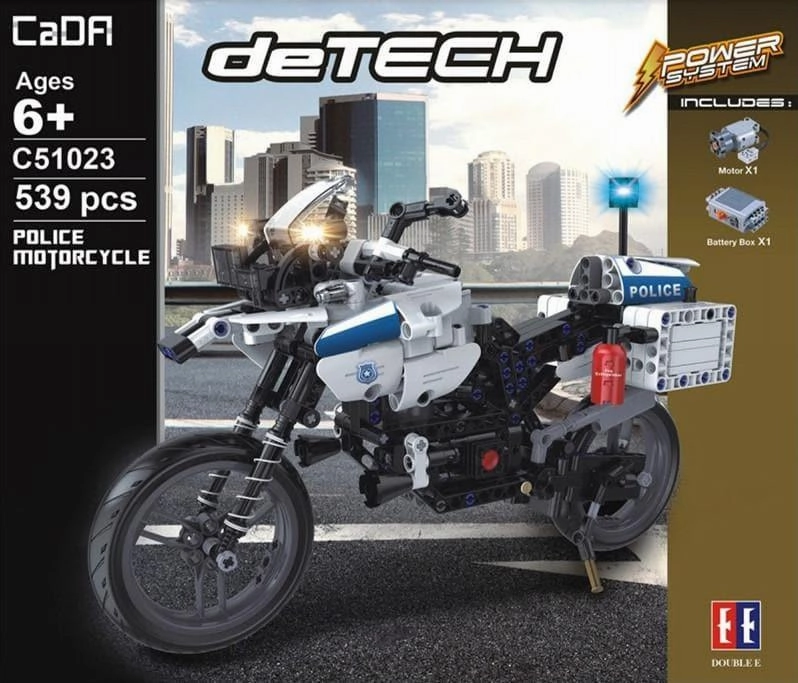 Police Motorcycle Building Blocks Set Consultant Grade