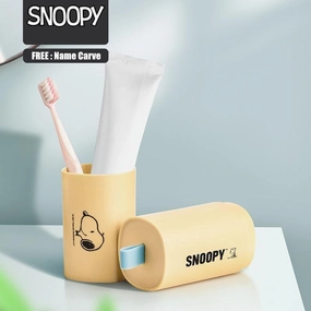 Voice Acting Bullet Time Snoopy Toothbrush Travel Storage Case