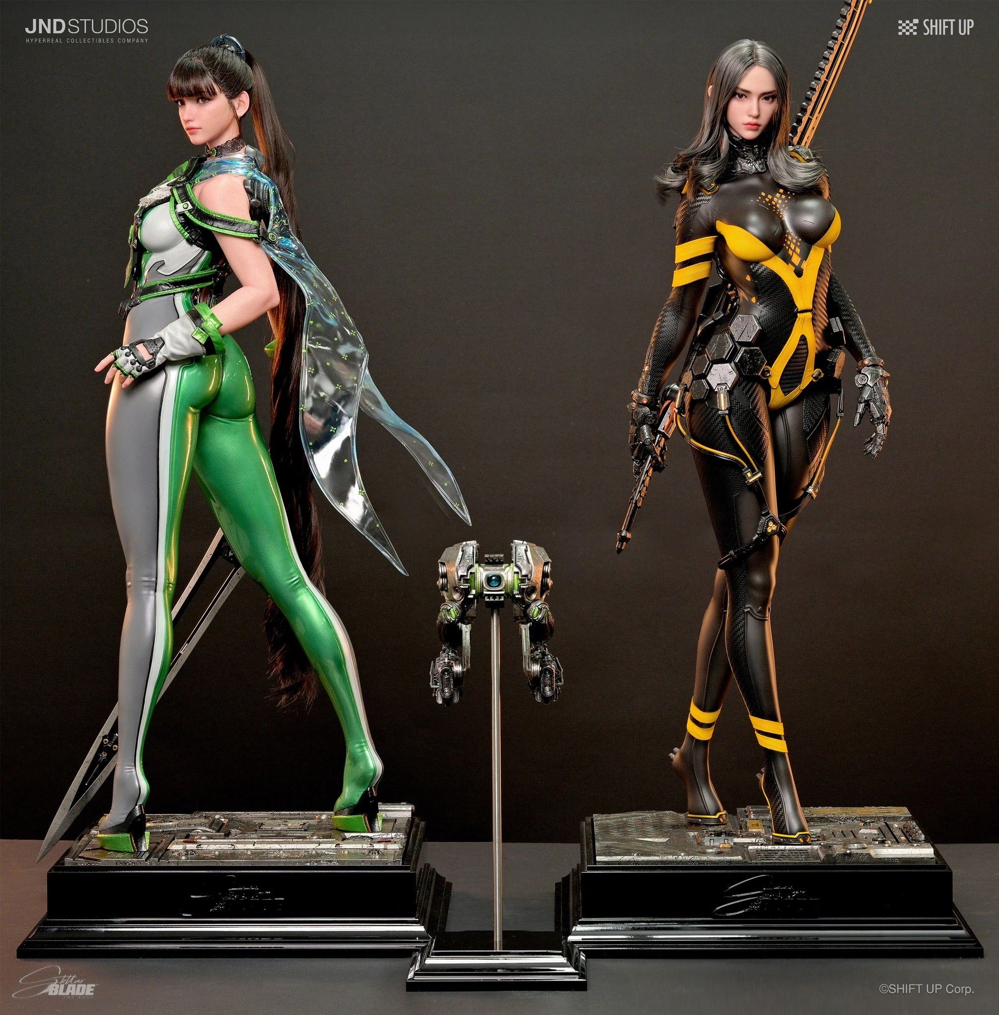 Non toxic Tropical theme Stellar Blade - Eve & Tachy (With Drone) 1/3 Scale Statue Set