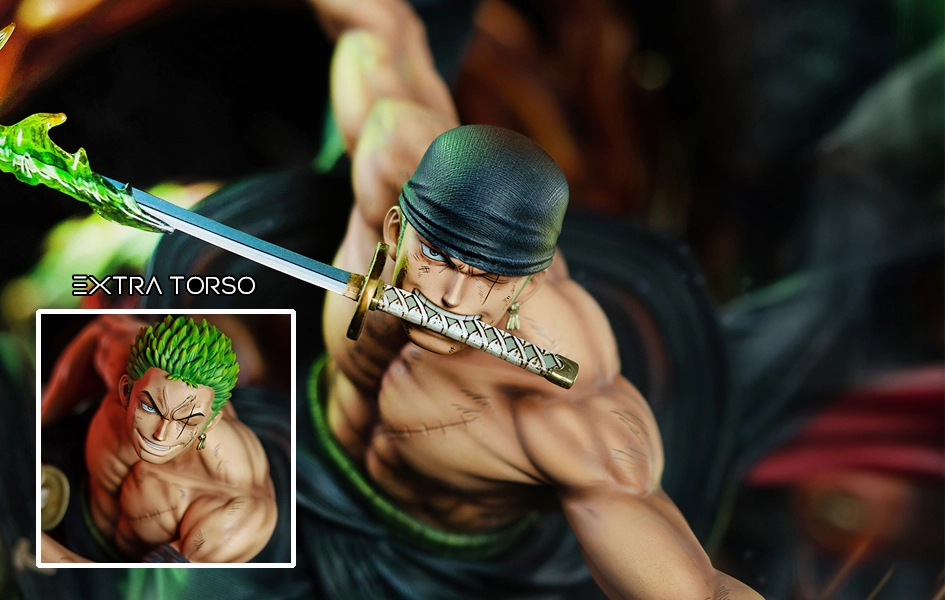 Roronoa Zoro Three Sword Style 1/6 Scale Statue by Toei Exclusive Outfit